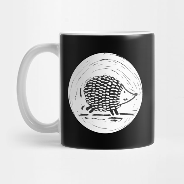 Hedgehog by Sombrero_Printmaking